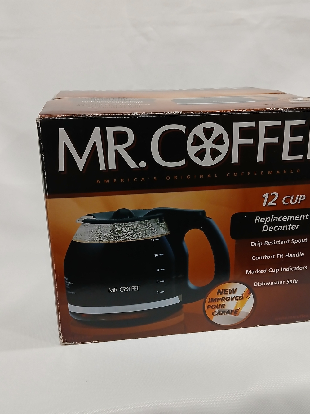 Mr. Coffee 12-Cup Replacement Decanter Carafe New Open Box